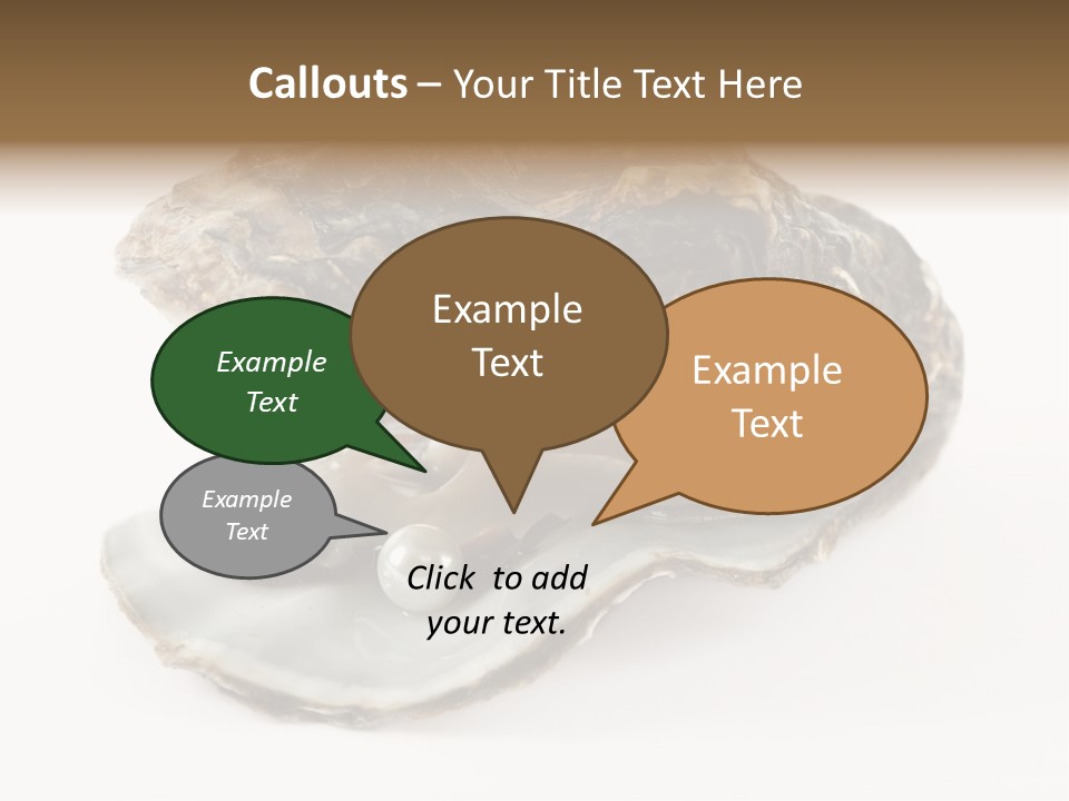 Tasty Jewelry Crustacean PowerPoint Template