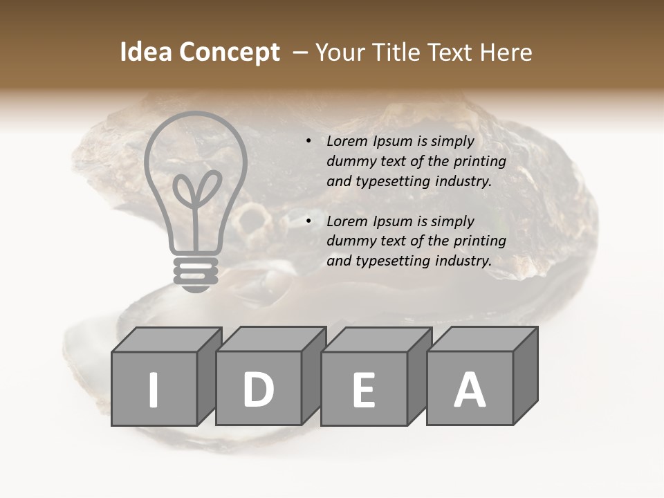 Tasty Jewelry Crustacean PowerPoint Template