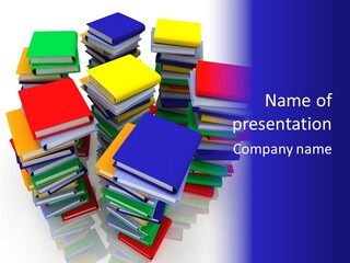 Read Stack Letters PowerPoint Template