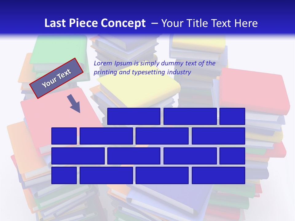 Read Stack Letters PowerPoint Template