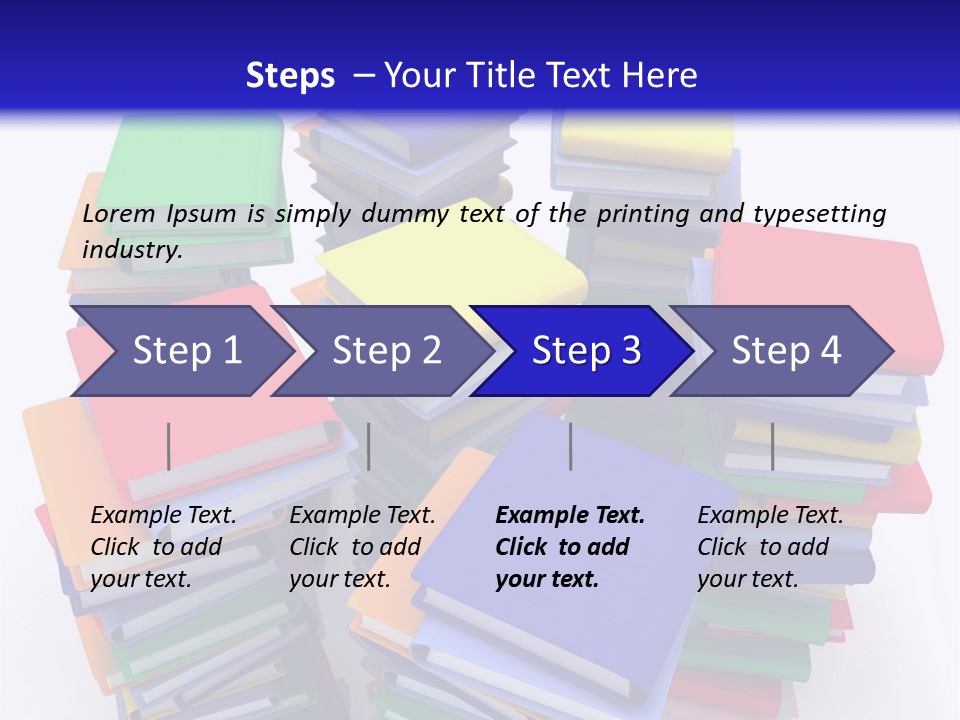 Read Stack Letters PowerPoint Template