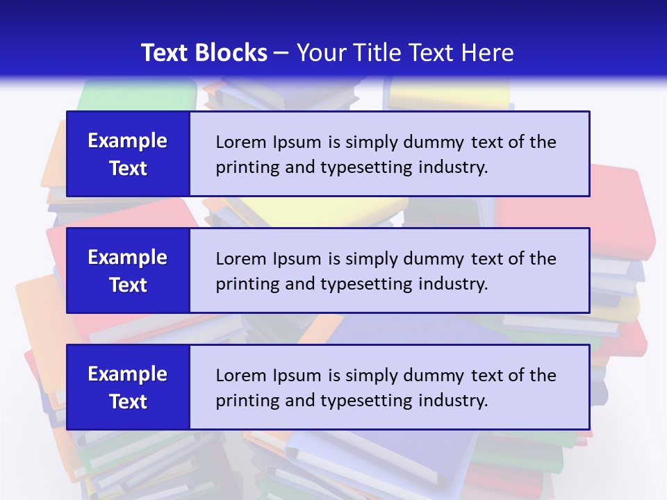 Read Stack Letters PowerPoint Template