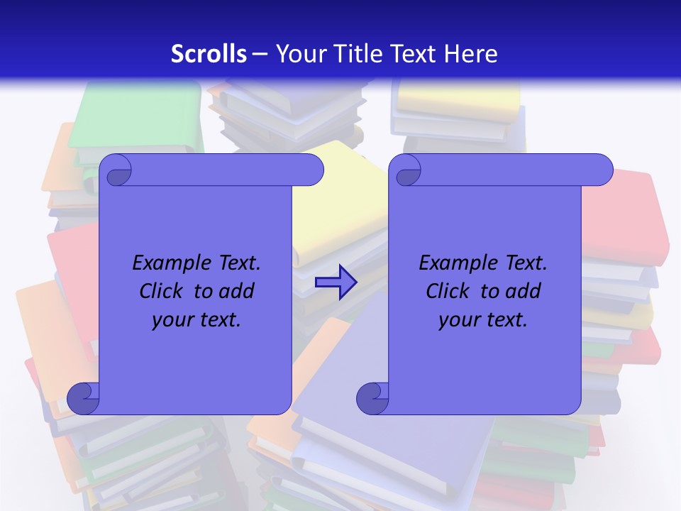 Read Stack Letters PowerPoint Template