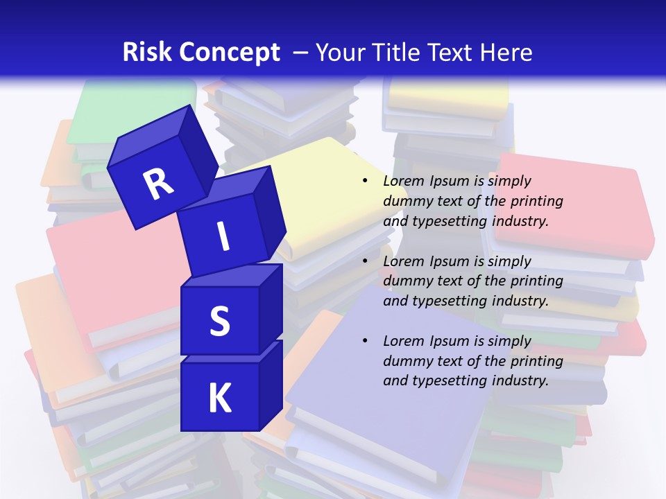 Read Stack Letters PowerPoint Template