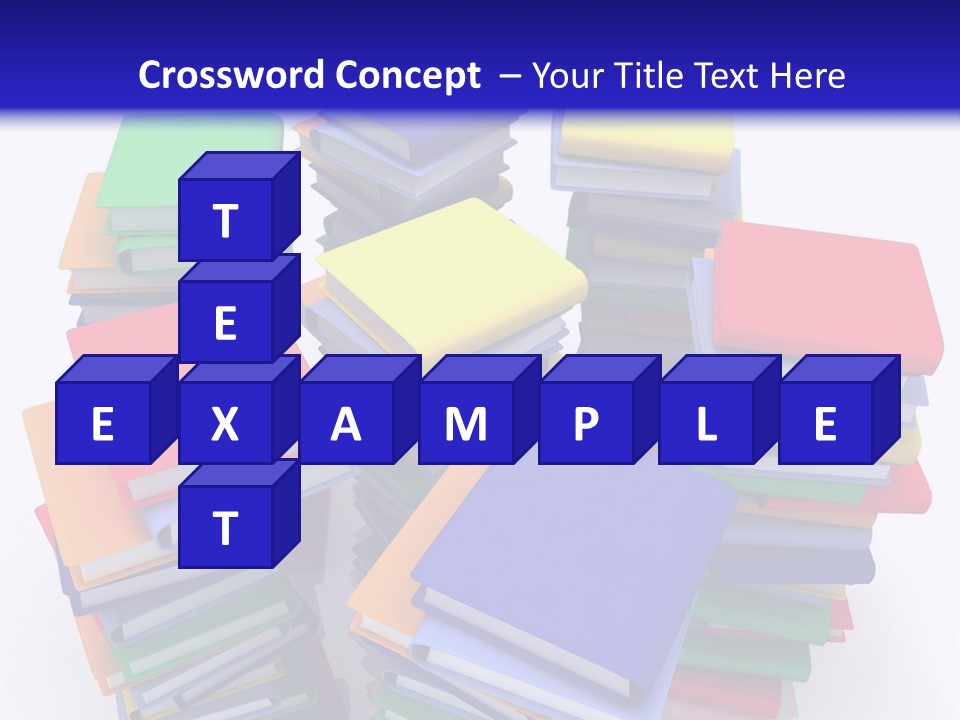 Read Stack Letters PowerPoint Template