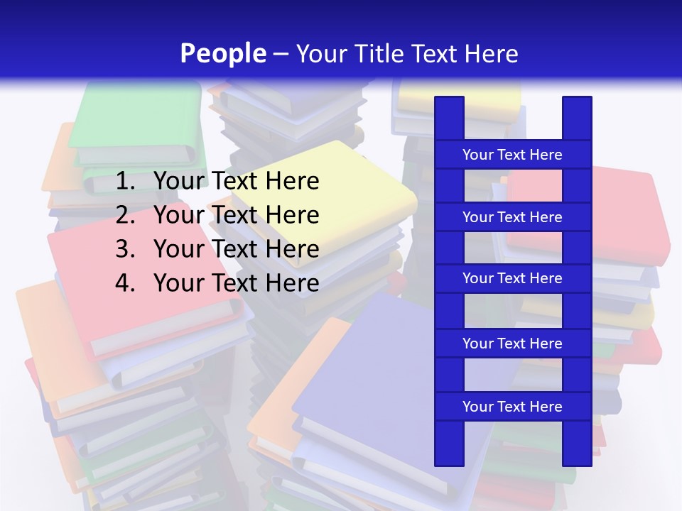 Read Stack Letters PowerPoint Template