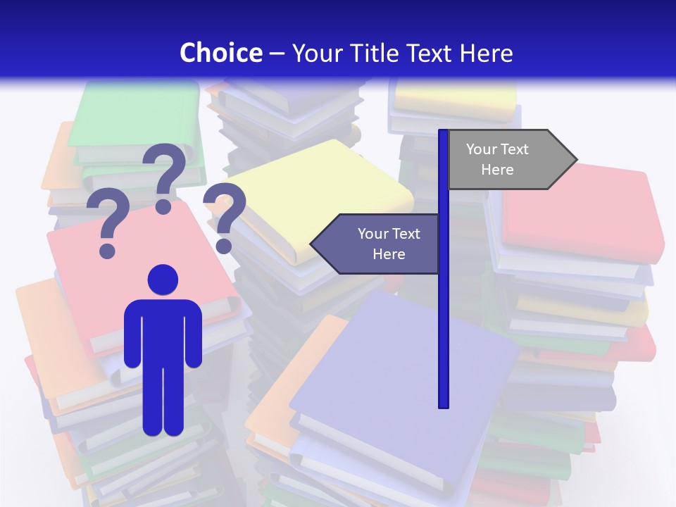 Read Stack Letters PowerPoint Template