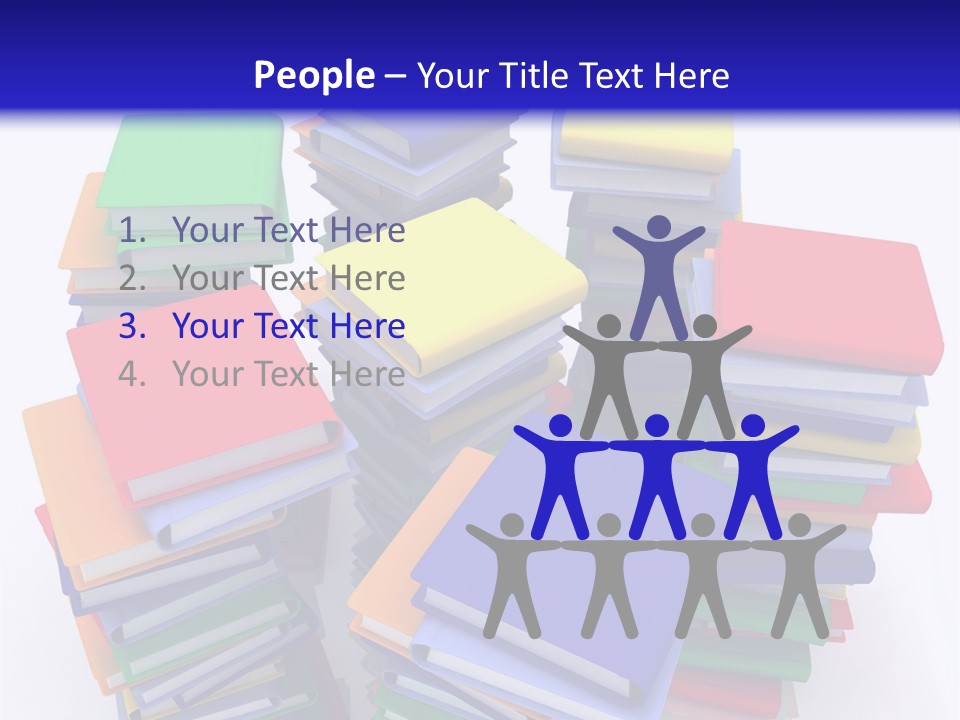 Read Stack Letters PowerPoint Template