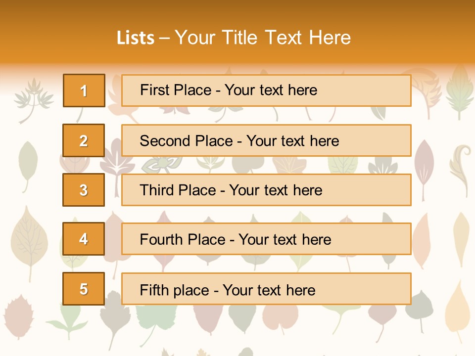 Beech Illustration Ivy PowerPoint Template
