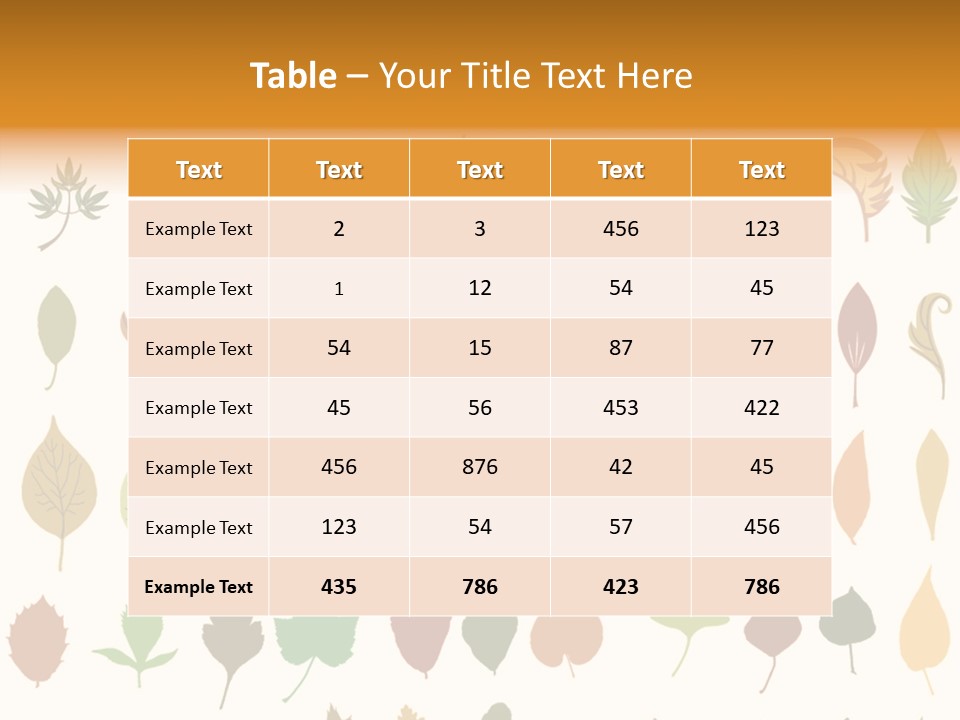 Beech Illustration Ivy PowerPoint Template