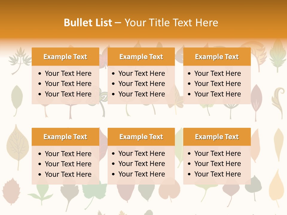 Beech Illustration Ivy PowerPoint Template