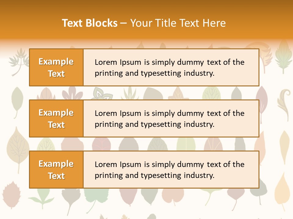 Beech Illustration Ivy PowerPoint Template