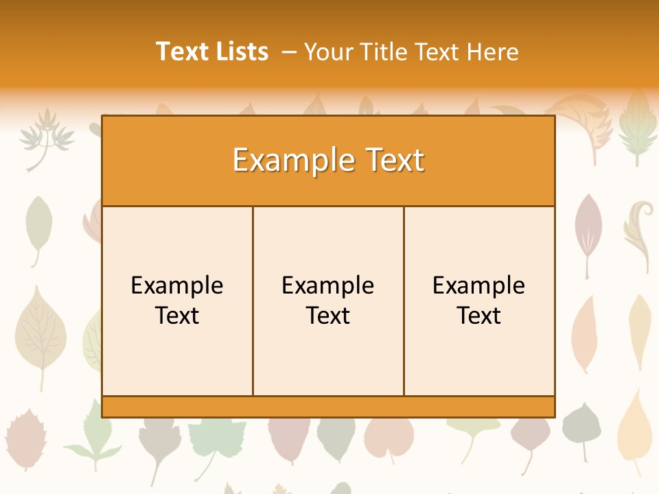 Beech Illustration Ivy PowerPoint Template