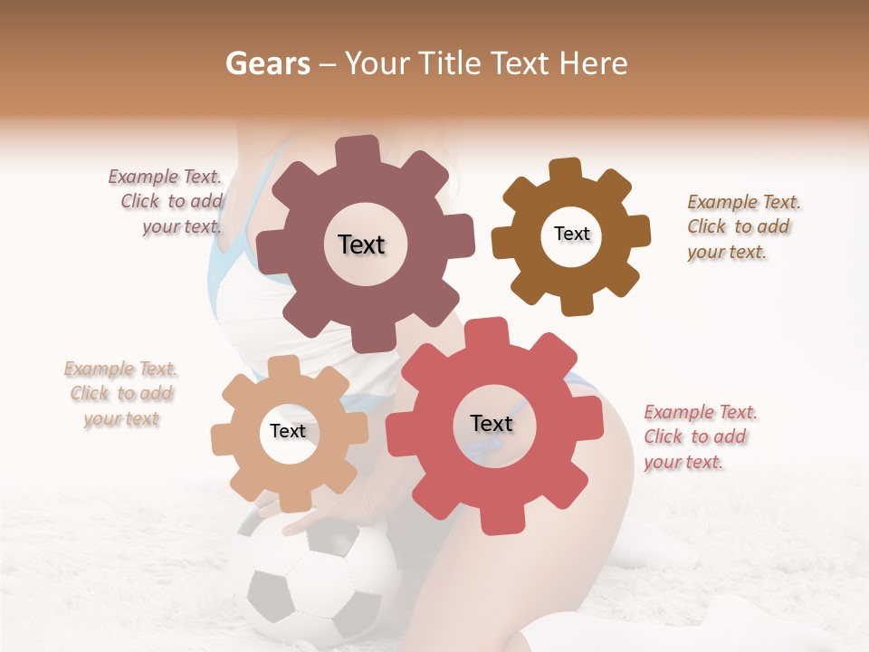 Ass Fan Ball PowerPoint Template