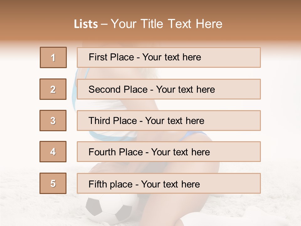 Ass Fan Ball PowerPoint Template