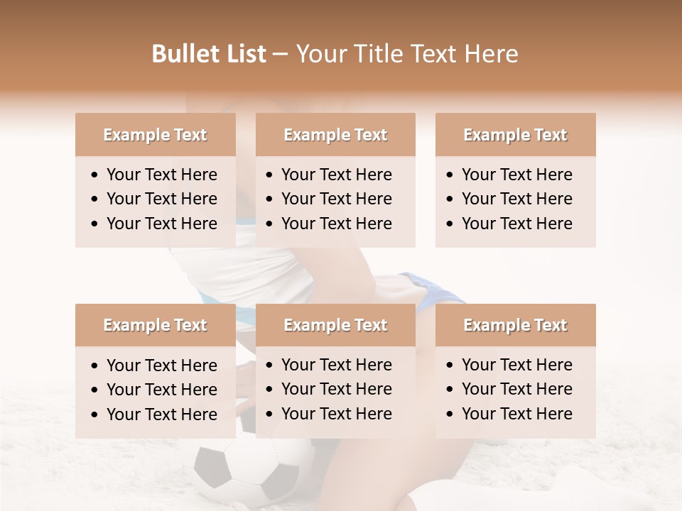 Ass Fan Ball PowerPoint Template