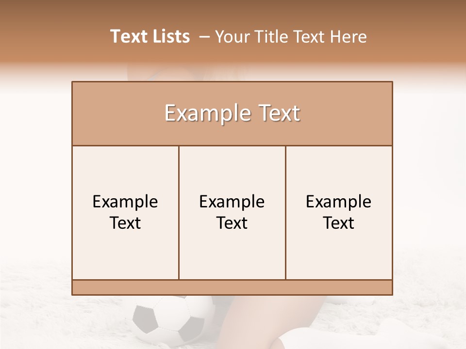 Ass Fan Ball PowerPoint Template