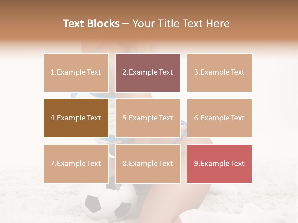 Ass Fan Ball PowerPoint Template