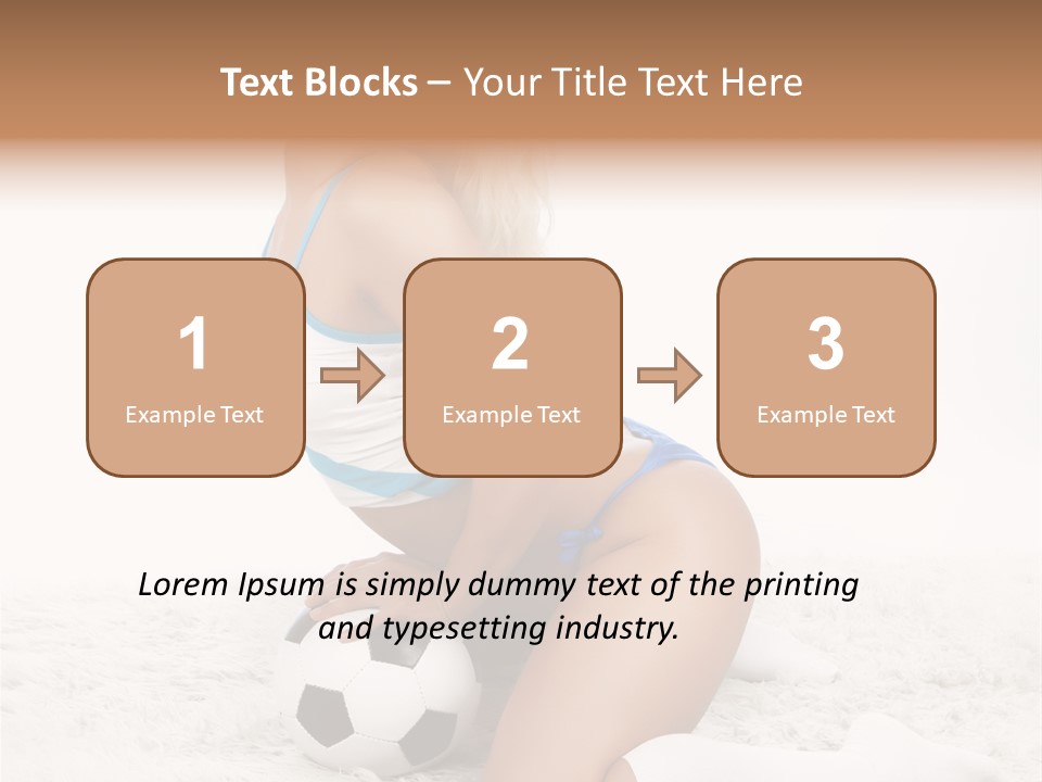 Ass Fan Ball PowerPoint Template