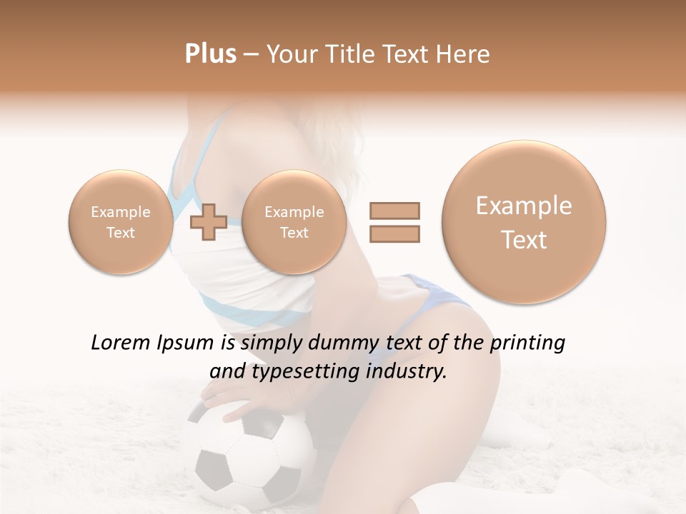 Ass Fan Ball PowerPoint Template