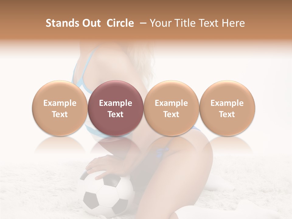 Ass Fan Ball PowerPoint Template