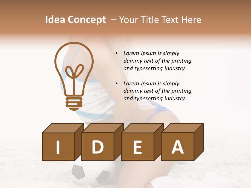 Ass Fan Ball PowerPoint Template