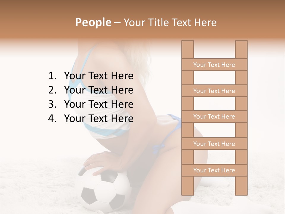 Ass Fan Ball PowerPoint Template