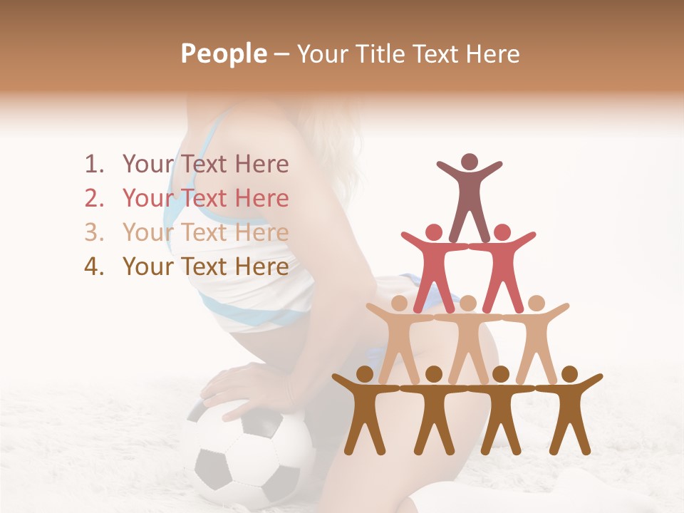 Ass Fan Ball PowerPoint Template