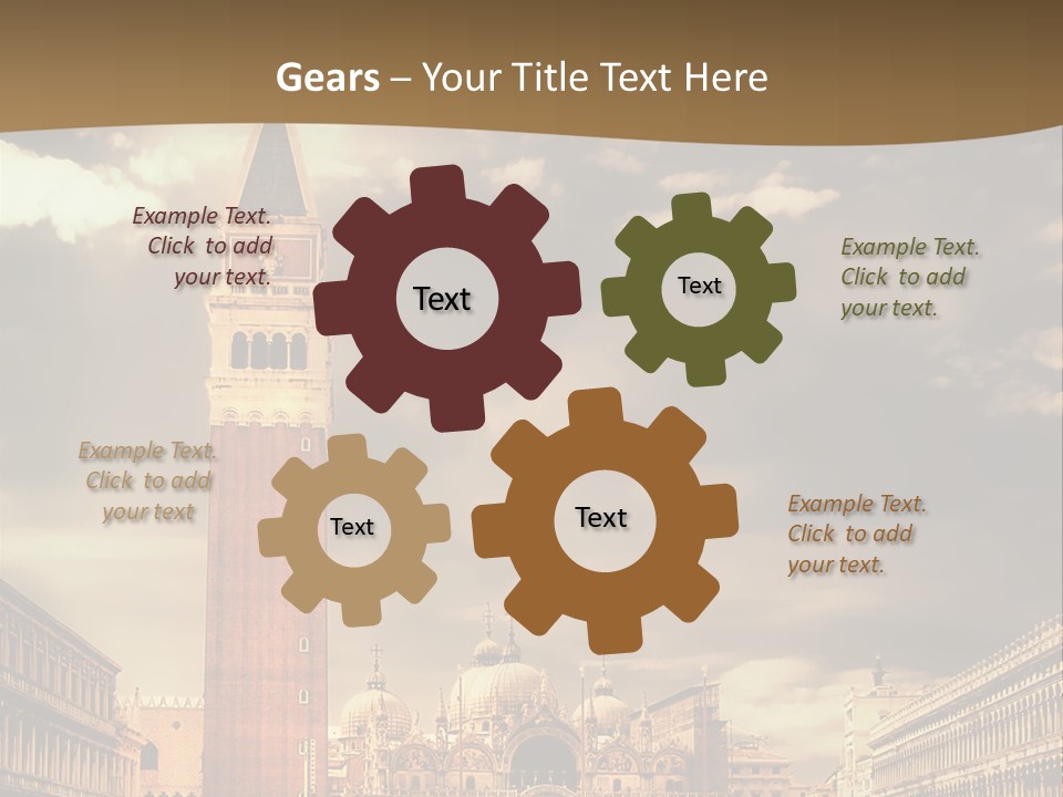 Cathedral Journey Piazza PowerPoint Template