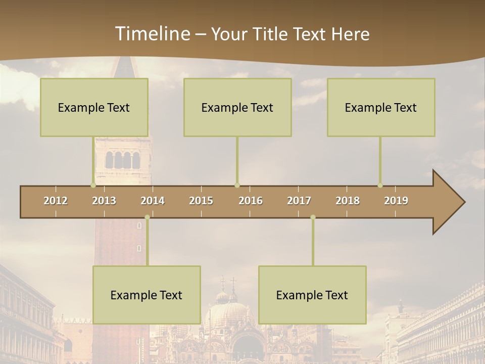 Cathedral Journey Piazza PowerPoint Template