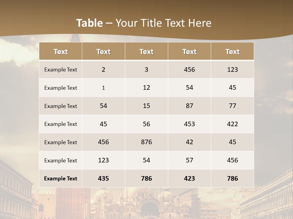 Cathedral Journey Piazza PowerPoint Template