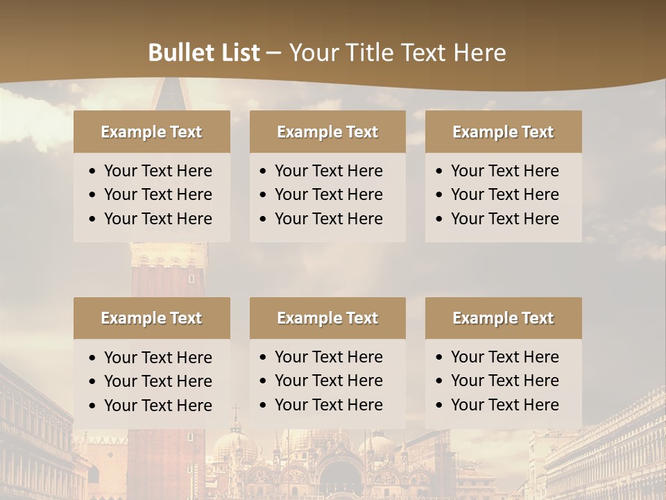 Cathedral Journey Piazza PowerPoint Template