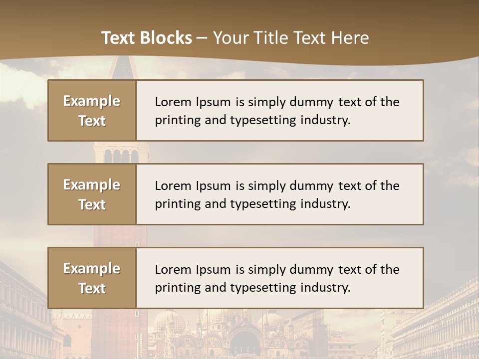 Cathedral Journey Piazza PowerPoint Template