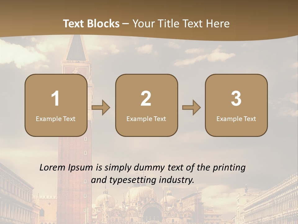 Cathedral Journey Piazza PowerPoint Template