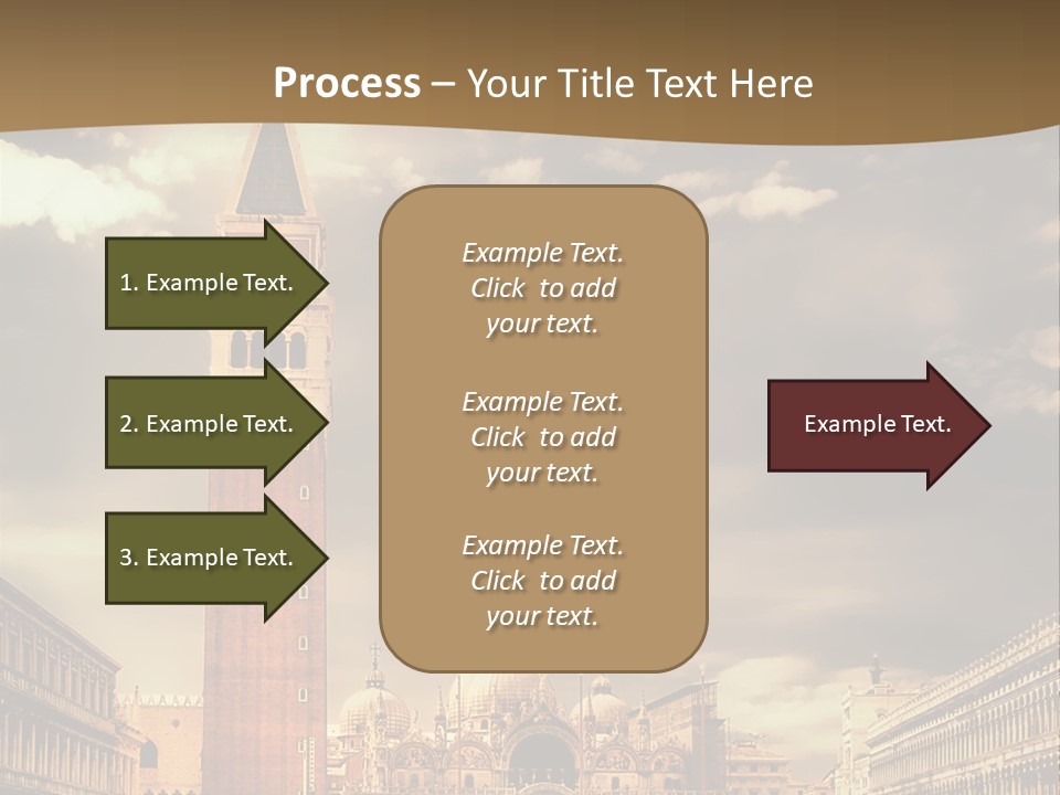 Cathedral Journey Piazza PowerPoint Template