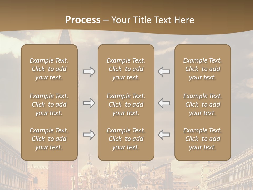 Cathedral Journey Piazza PowerPoint Template