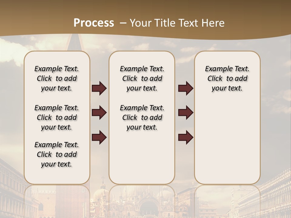 Cathedral Journey Piazza PowerPoint Template