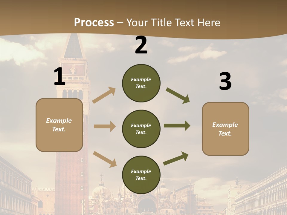 Cathedral Journey Piazza PowerPoint Template