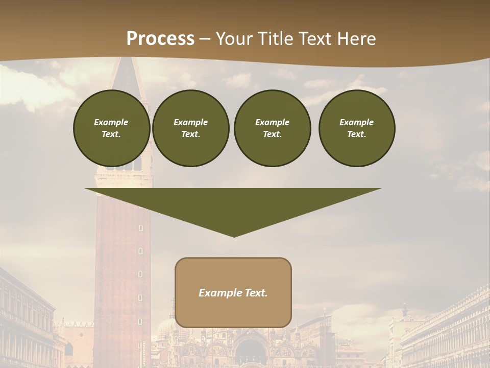 Cathedral Journey Piazza PowerPoint Template