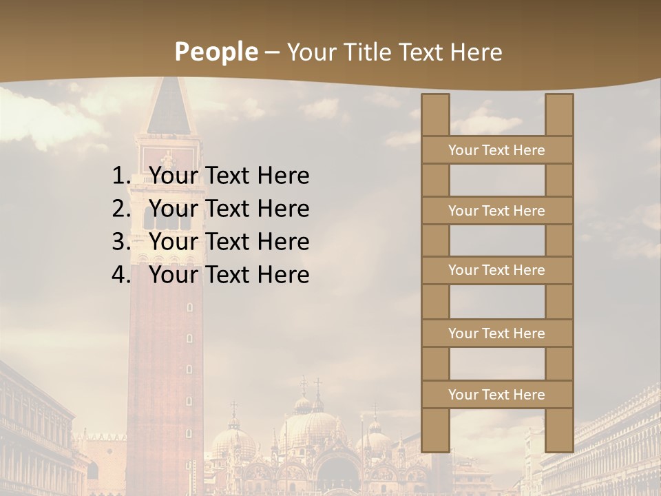 Cathedral Journey Piazza PowerPoint Template
