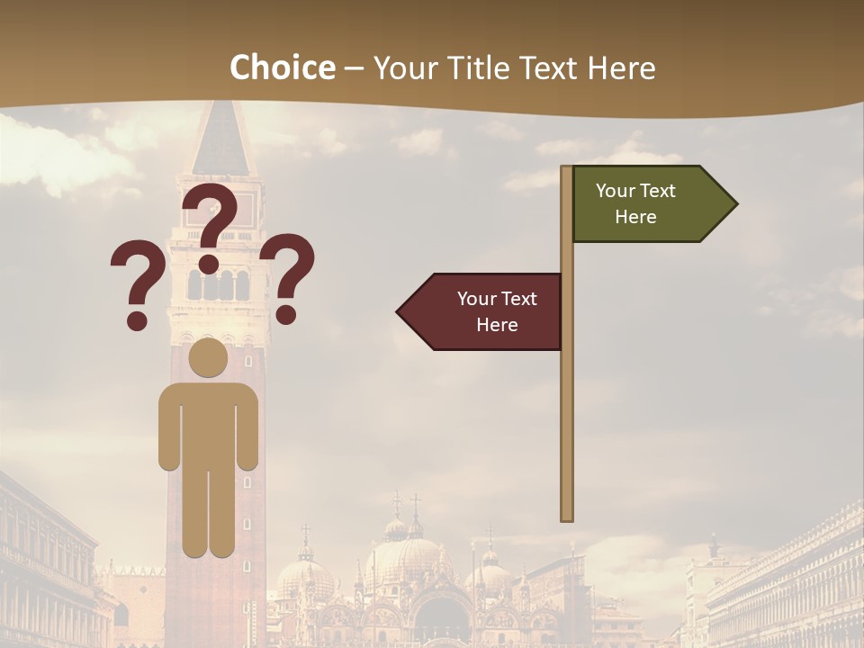 Cathedral Journey Piazza PowerPoint Template