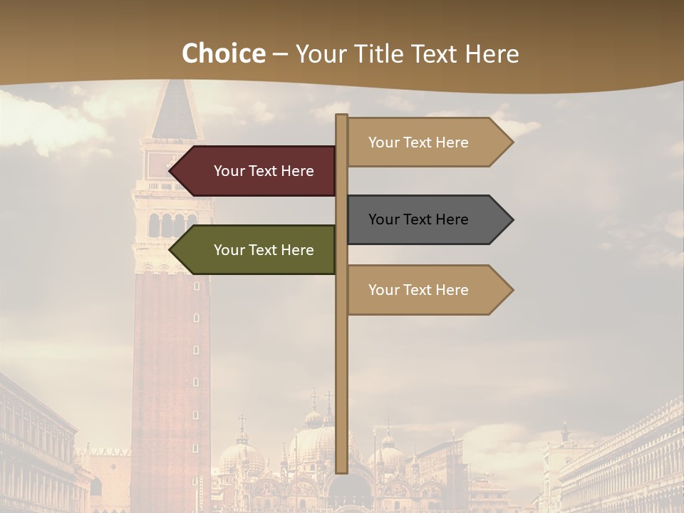 Cathedral Journey Piazza PowerPoint Template