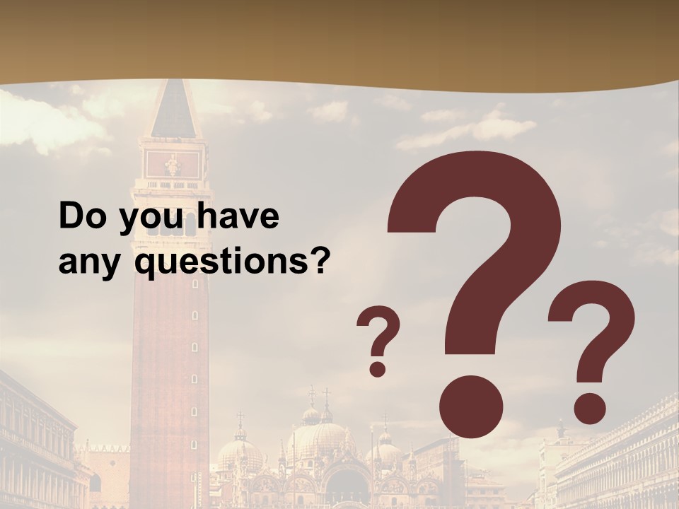 Cathedral Journey Piazza PowerPoint Template