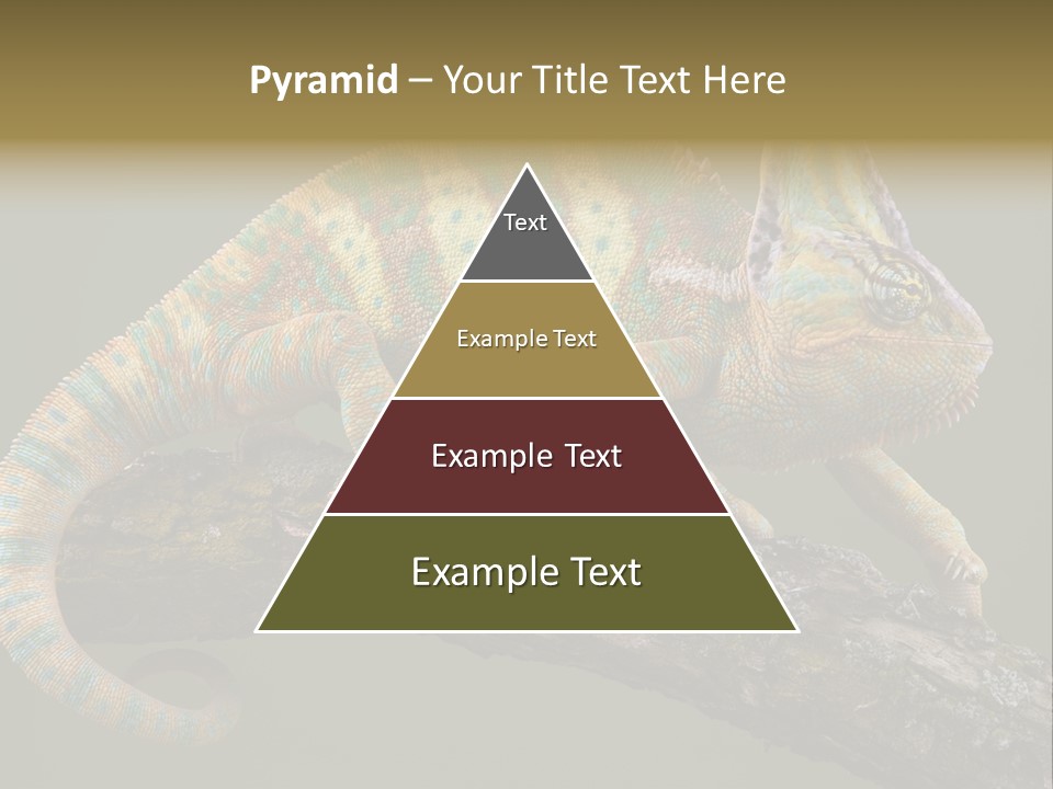 Walking Vertebrate Horizontal PowerPoint Template