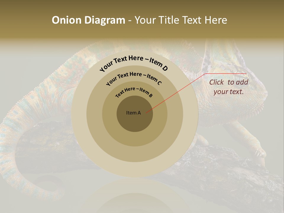 Walking Vertebrate Horizontal PowerPoint Template