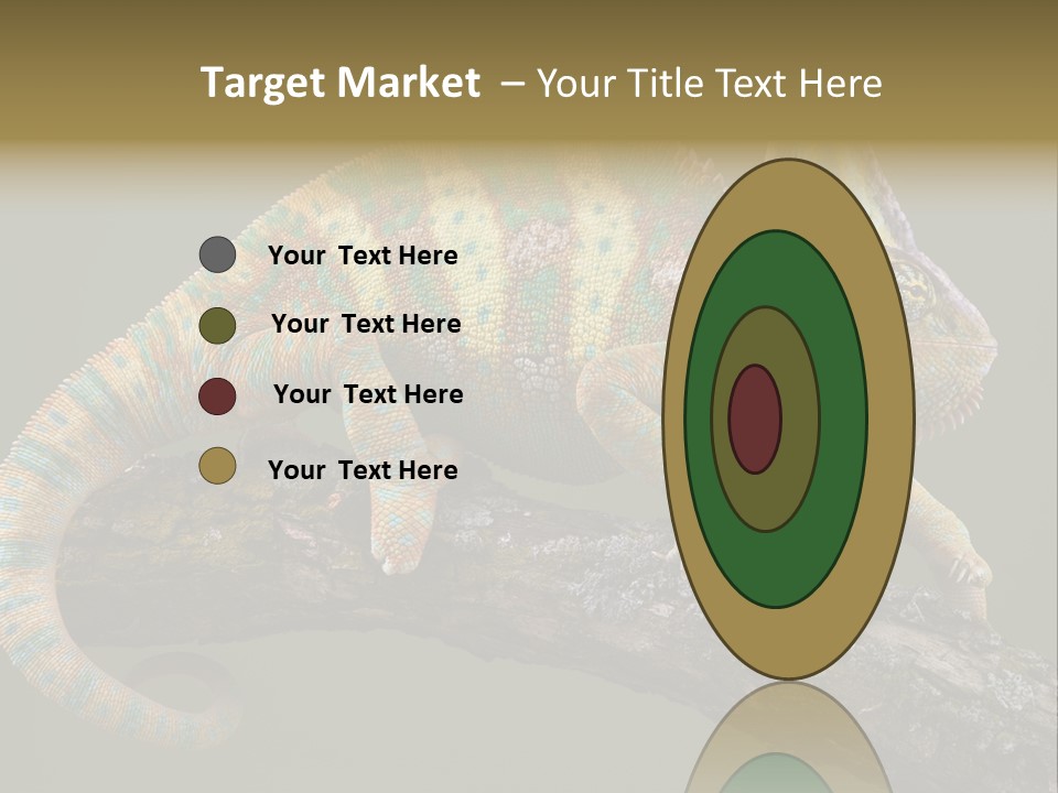 Walking Vertebrate Horizontal PowerPoint Template