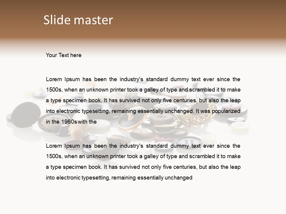 Design Clothing Various PowerPoint Template