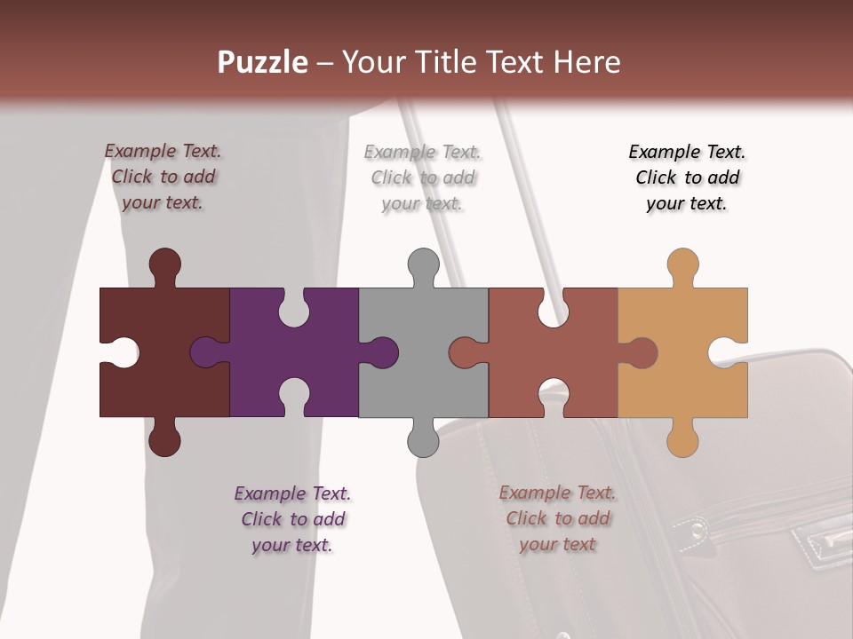 Modern Trendy Trolley PowerPoint Template