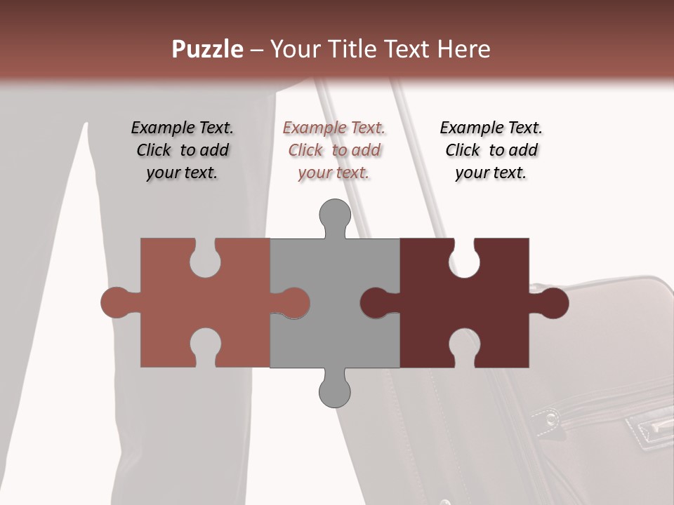 Modern Trendy Trolley PowerPoint Template