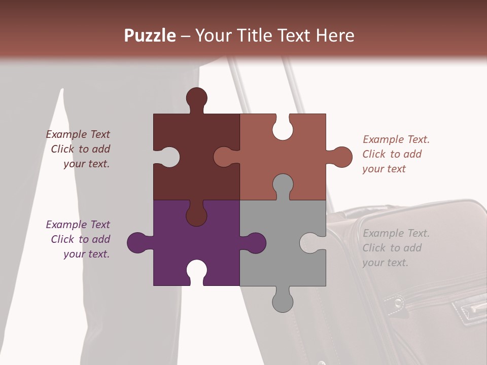 Modern Trendy Trolley PowerPoint Template